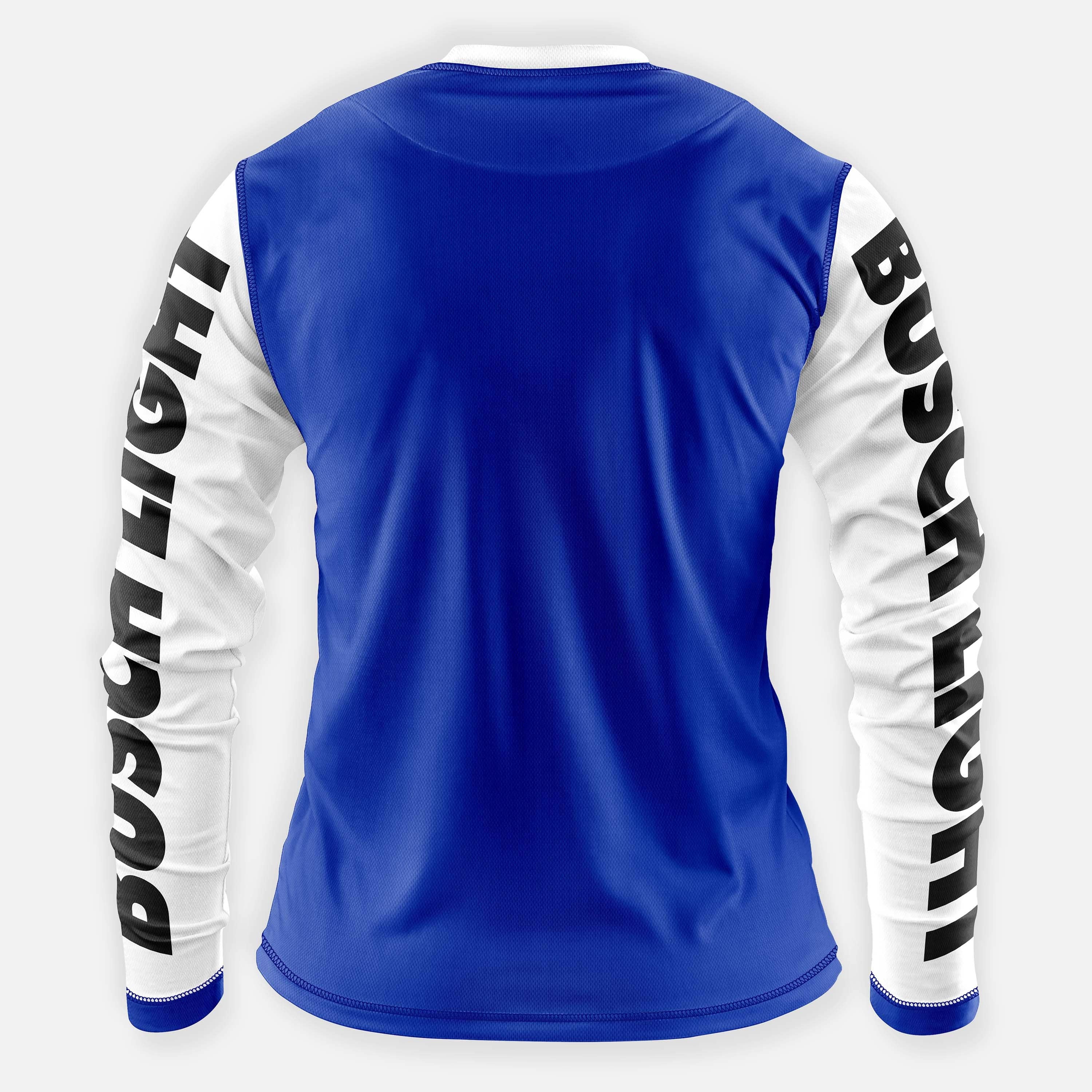 Webig Moto Company - Vendita all'ingrosso Maglietta serigrafata - Uomo - MAGLIA BUSCH LIGHT RACE TEAM BLU REALE3