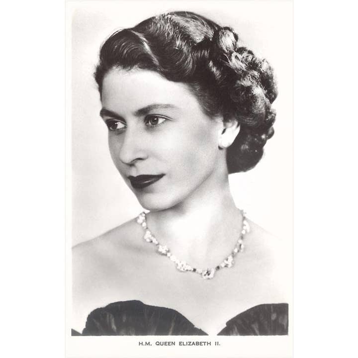 Magnet EN-100 Young Queen Elizabeth II for wholesale by Found Image Press