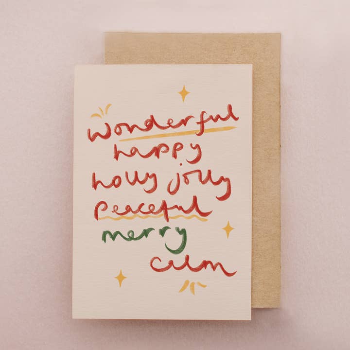 Holly Jolly for wholesale by Lib's Cards