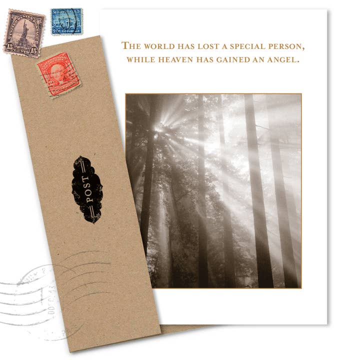 Shannon Martin Design - Wholesale Sympathy Card - Gained An Angel Sympathy Card