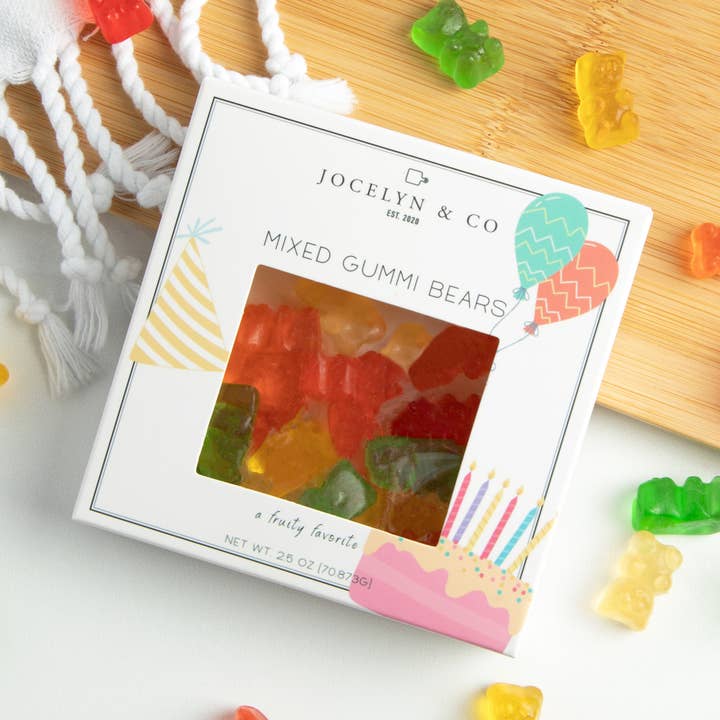 Ours Gummi d'anniversaire pour la vente par Jocelyn & Co