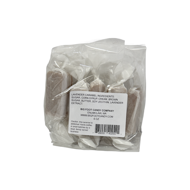 Bigfoot Candy Company – wholesale Caramel – Lavender Caramels1