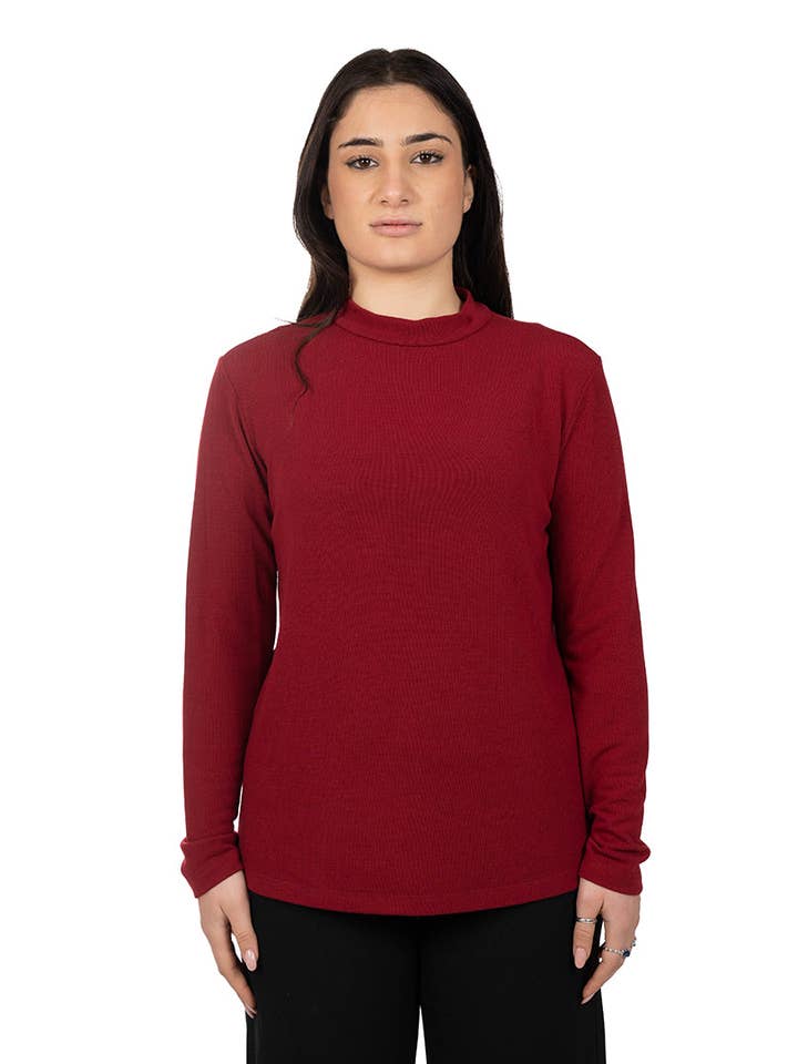 Polotröja i viscoseblandning för wholesale av Oltretempo