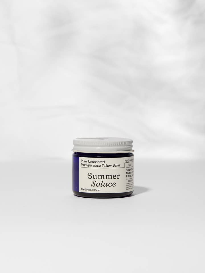 Pure Tallow Balm – Unscented for Sensitive Skin, 2 oz for wholesale by SUMMER SOLACE- Regenerative Tallow Beauty