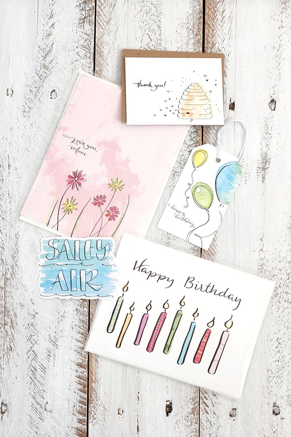 The Painted Pen - Wholesale Stationery/Notecard Set - Anytime Stationery Starter Pack2