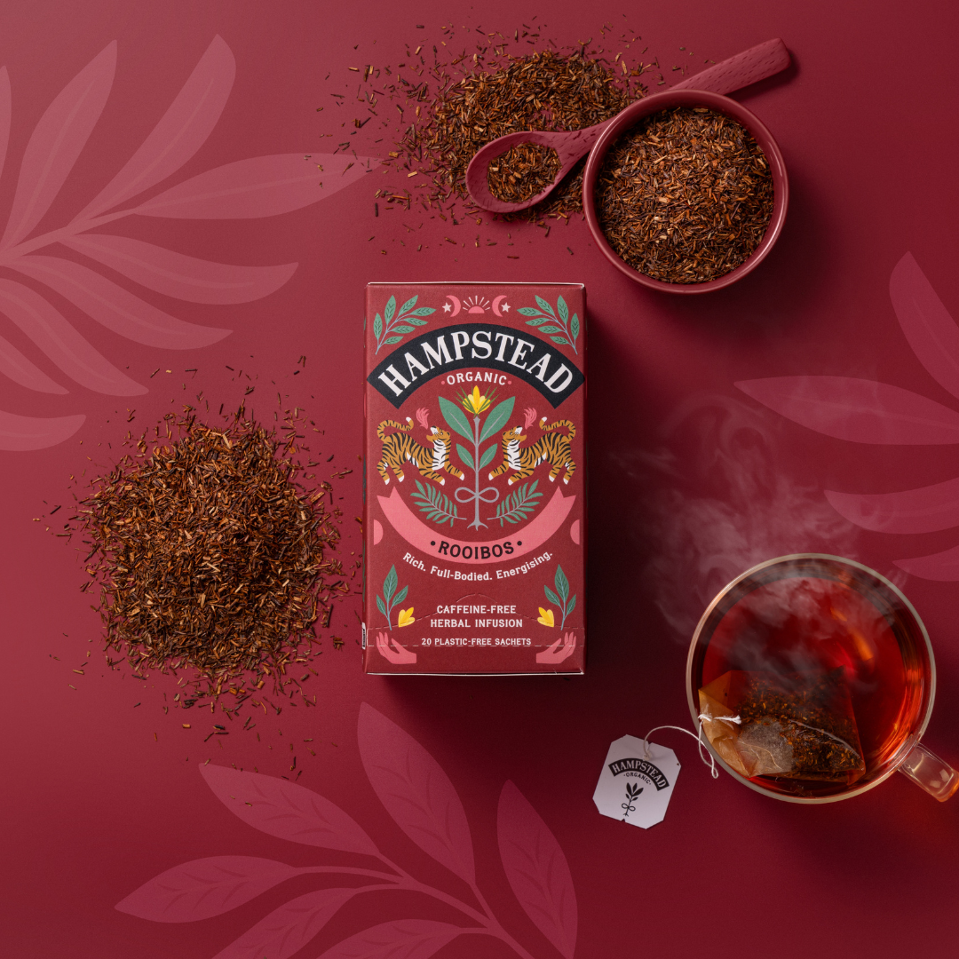 Hampstead Tea – wholesale Tea bags – Hampstead Tea Organic Rooibos Tea Bags - (Single - 1x20g)1