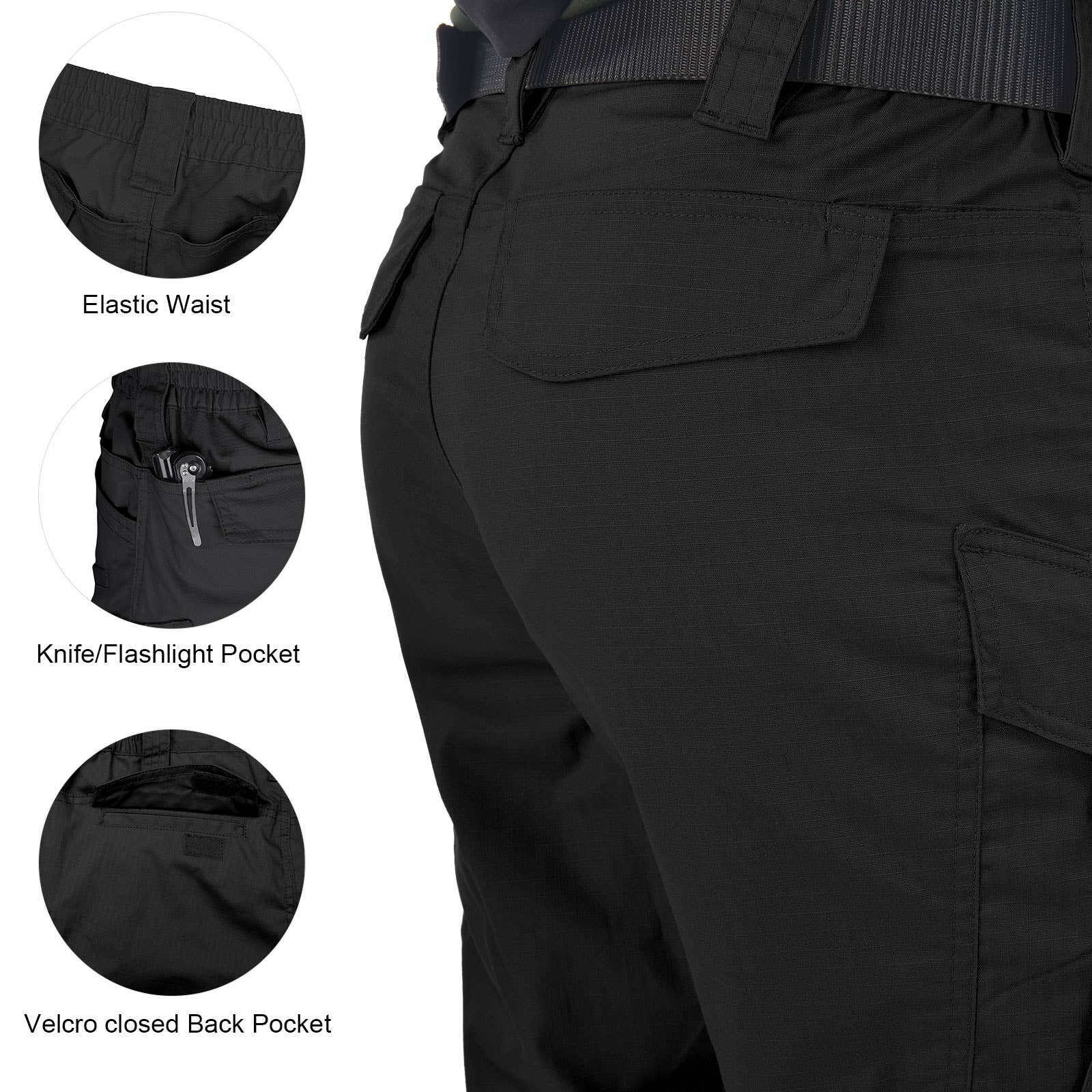 Qing Dao Lai Si Ma Te Fang Zhi You Xian Gong Si - Wholesale Pants - Men's - Men's Work Cargo Pants Ripstop 14 Pockets Water Resistant8