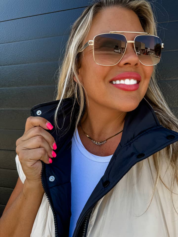 BLAKELEY - Wholesale Outerwear Vest - Women's - MADDOX REVERSIBLE PUFFER VEST18