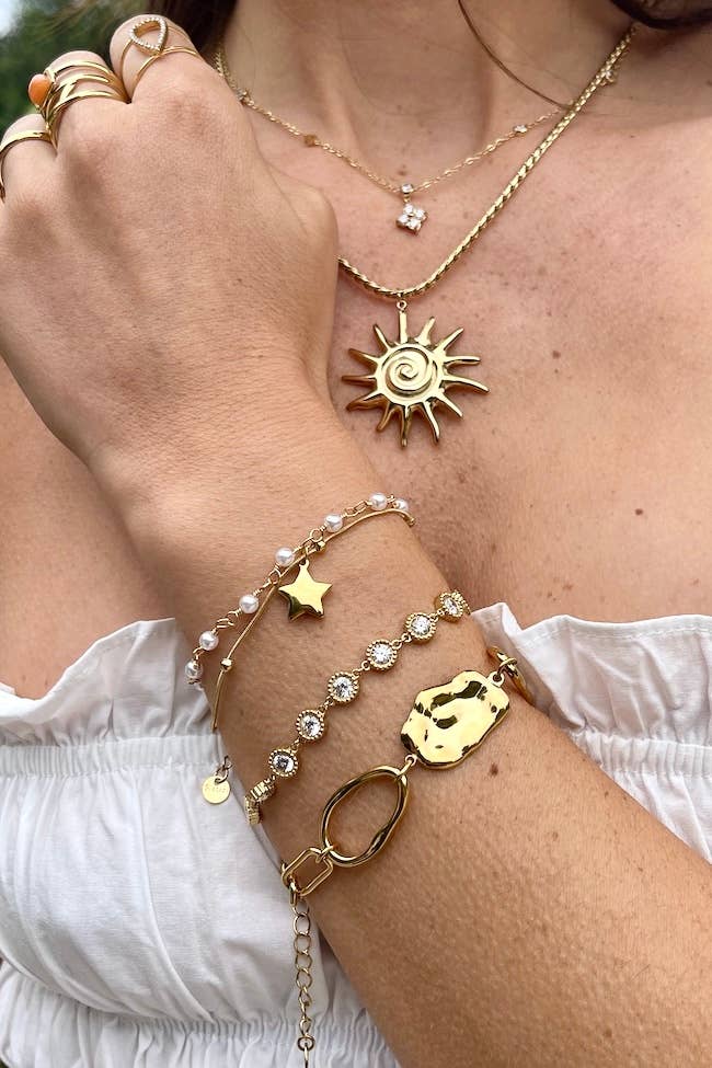 BYREN | ÉLINE L'ATELIER - Wholesale Wristlet - Stainless steel bracelet 324AQ1692