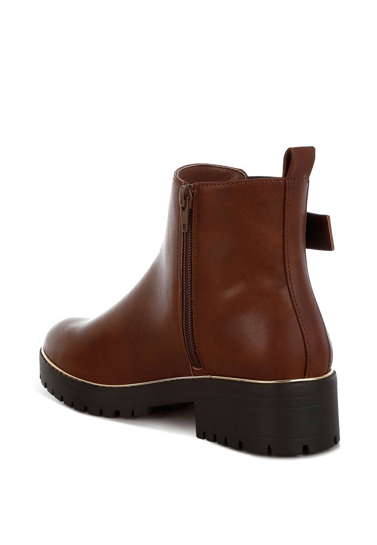 Rag Company - Vente Bottes – femme - Bottes à cheville avec détail de boucle Antorin Chunky6