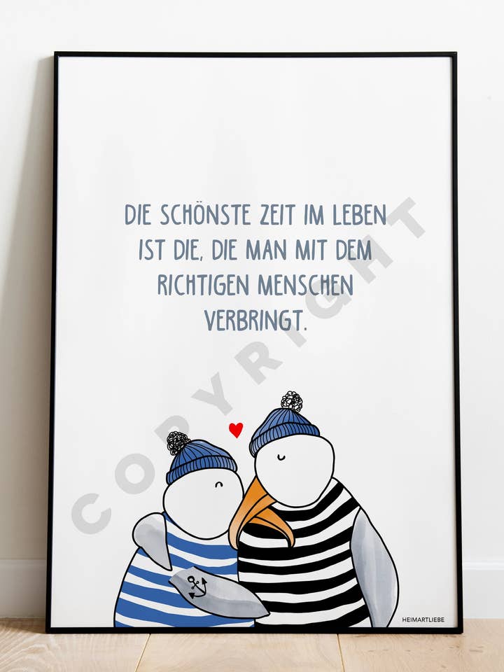 TRYCK - DEN BÄSTA TIDEN I LIVET ÄR för wholesale av HEIMARTLIEBE®