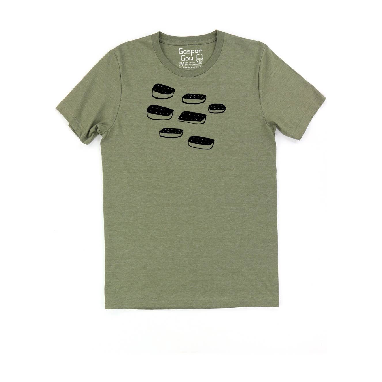 Gaspar Gou - Wholesale Screen Printed T-Shirt - Men's - Ice Cream Sandwiches Charlie Tee4