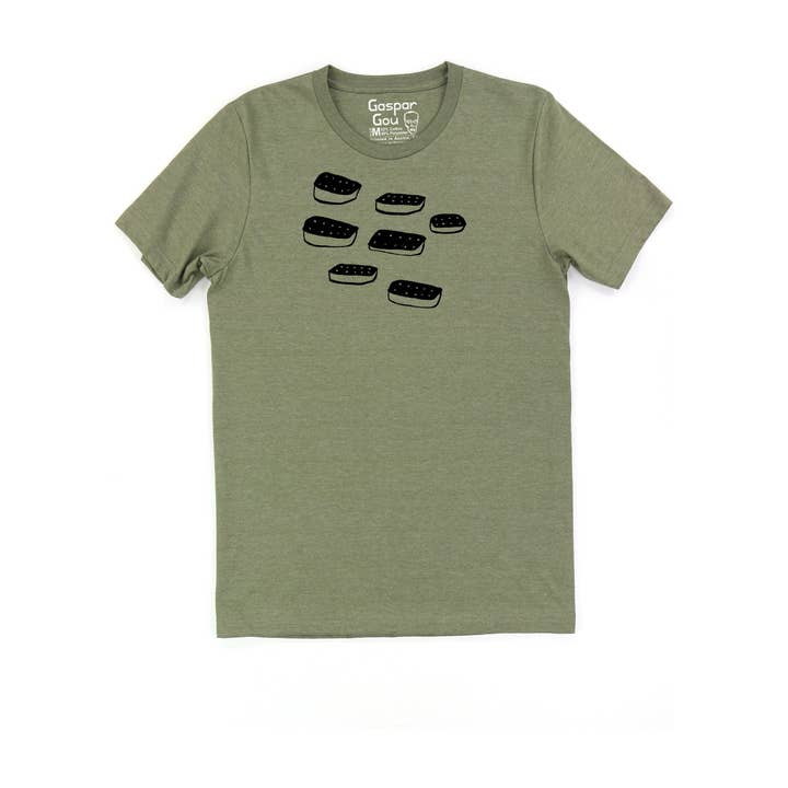 Gaspar Gou - Wholesale Screen Printed T-Shirt - Men's - Ice Cream Sandwiches Charlie Tee4