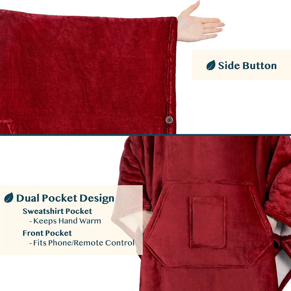 Pavilia - Wholesale Poncho - Women's - Neck Warmer Hooded Poncho Blanket43