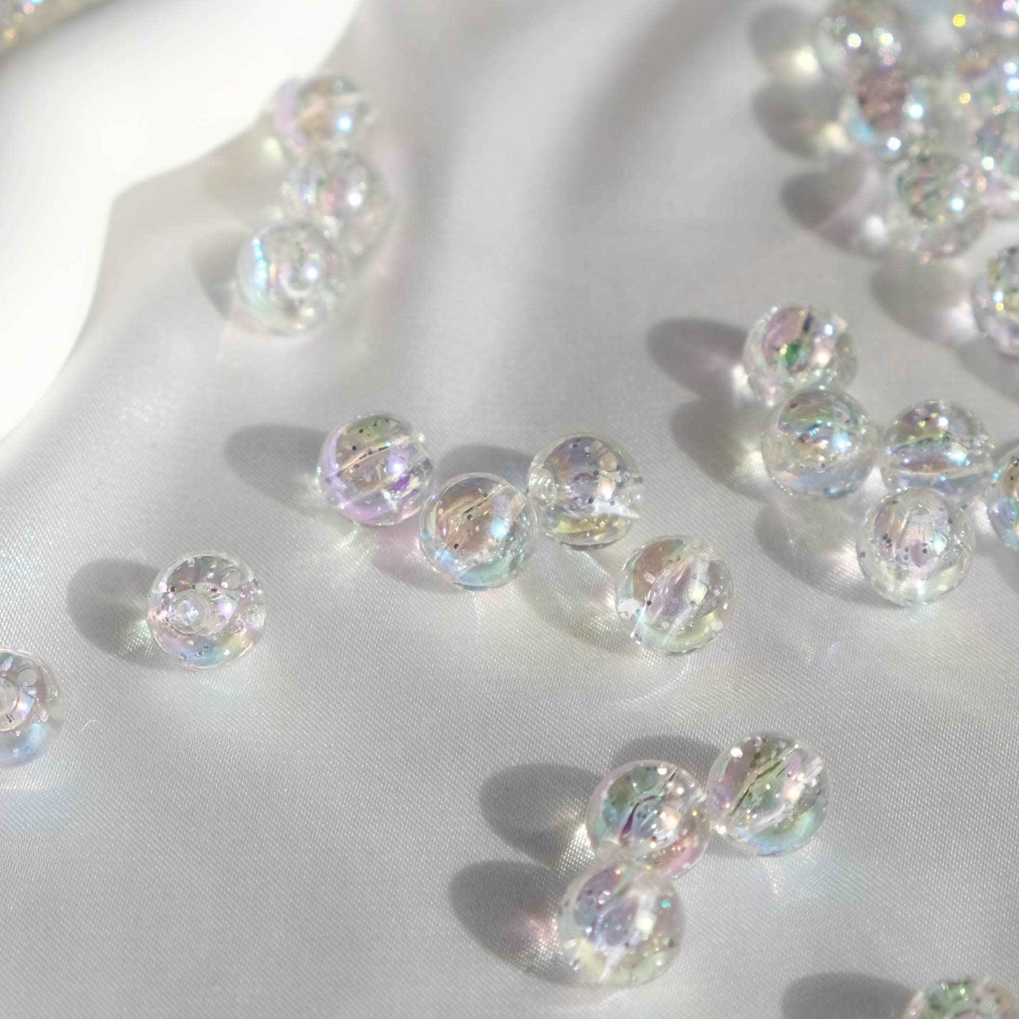 Moon Bunny - Wholesale Beads - Round Glitter Beads 10mm8