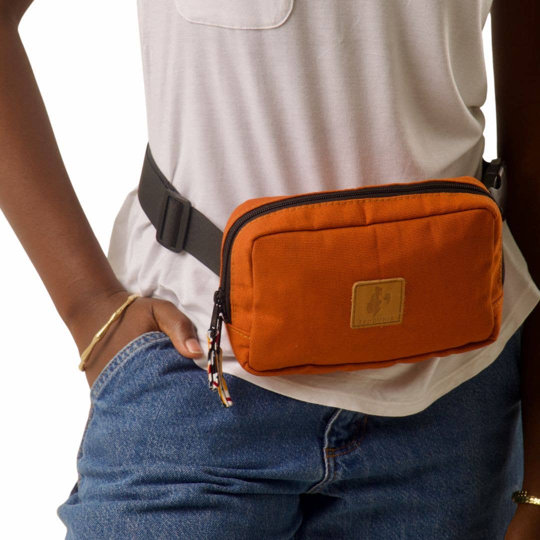 Ecodunia - Wholesale Belt Bag - Unisex - Canvas Crossbody Belt Bag Pouch, The Everywhere Belt Bag 1L37