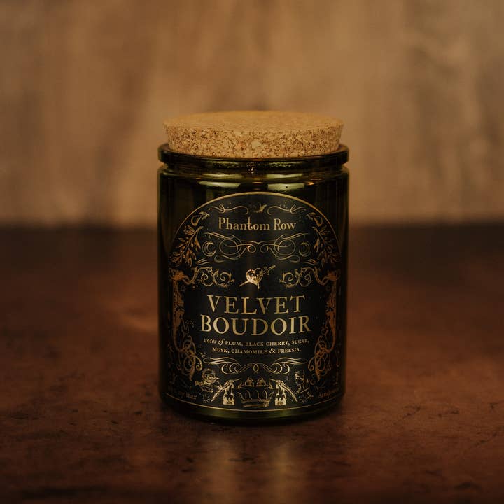 Phantom Row - Wholesale Jar/Filled Candle - Velvet Boudoir | Soy Wax Jar Candle