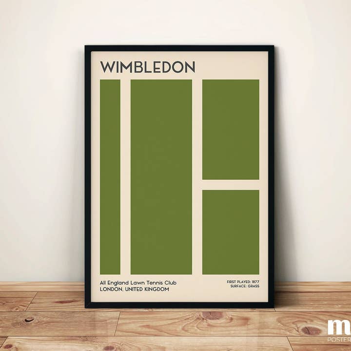 WIMBLEDON - Grand Slam Tennis Print for wholesale by Sera/Lina