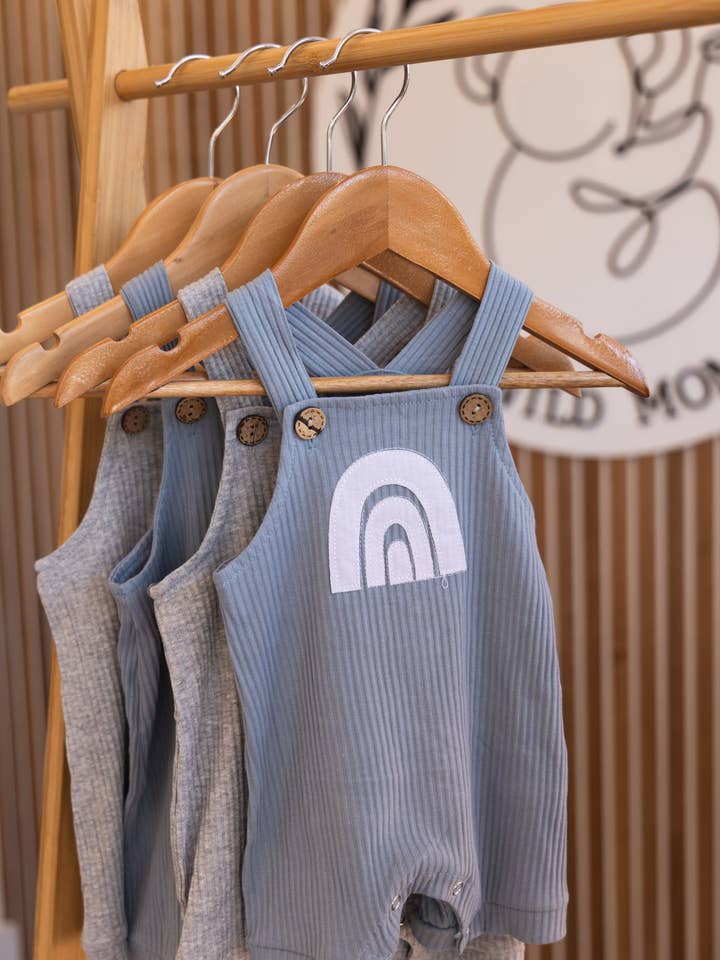 JAR OF WILD MOMENTS - Wholesale Jumpsuit – Baby - RIBBED RAINBOW | SKY2