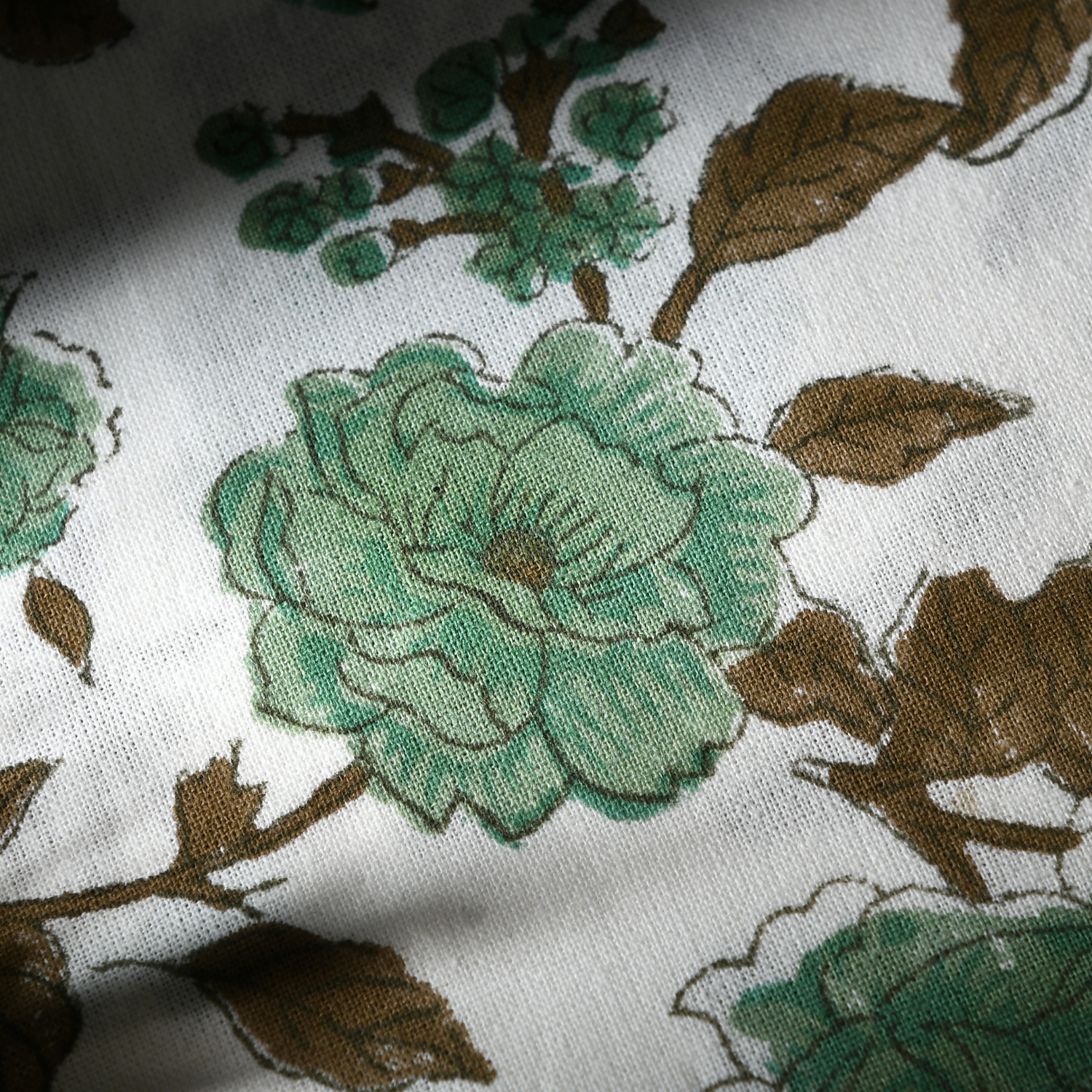 Cotton Print Club - Vente Housse de coussin - Housses de coussin à passepoil - Vert menthe (lot de 2)16