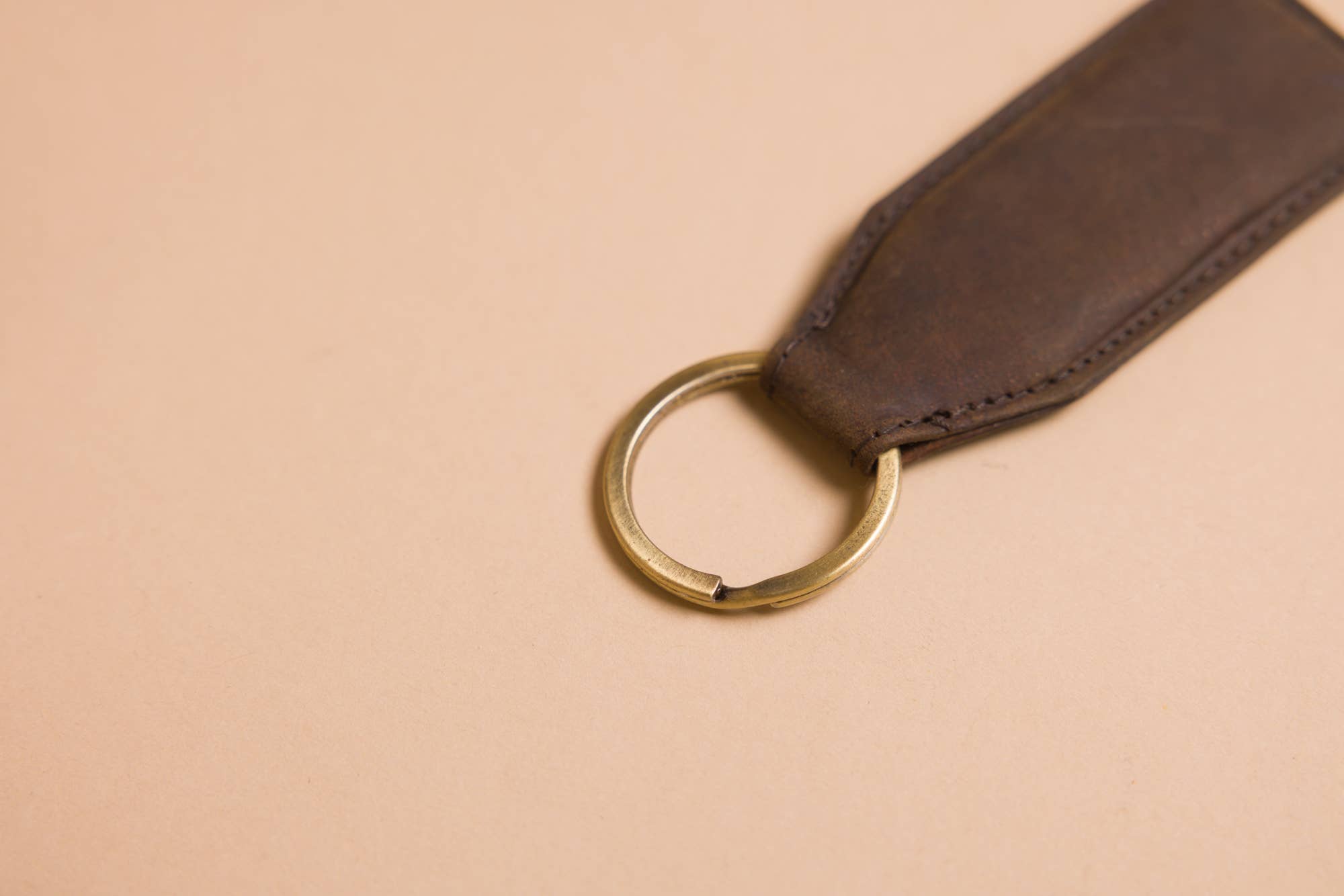 Redbrick - Vendita all'ingrosso Portachiavi - Unisex - Portachiavi in pelle marrone rustico Woodbridge2