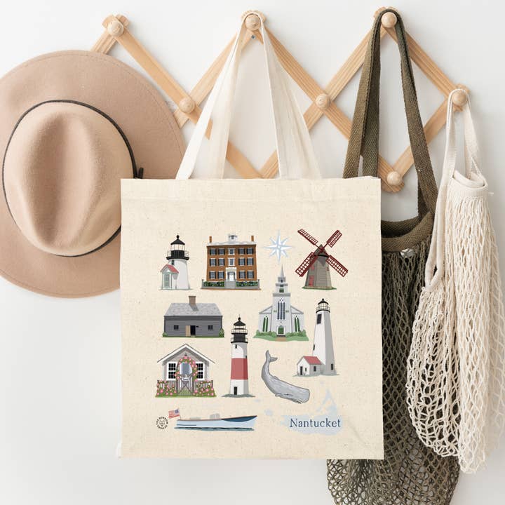 Nantucket Tygväska för wholesale av Fox Burrow Designs