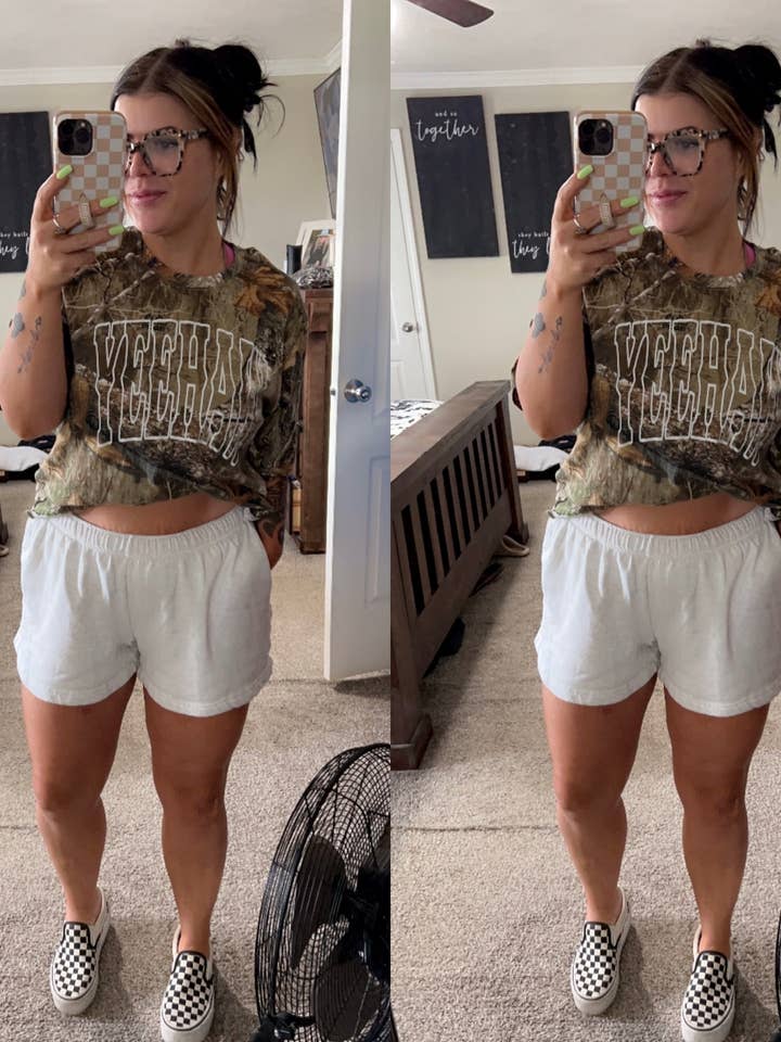 YEEHAW CAMO TEE for wholesale by Sugar & Velvet Collective Wholesale