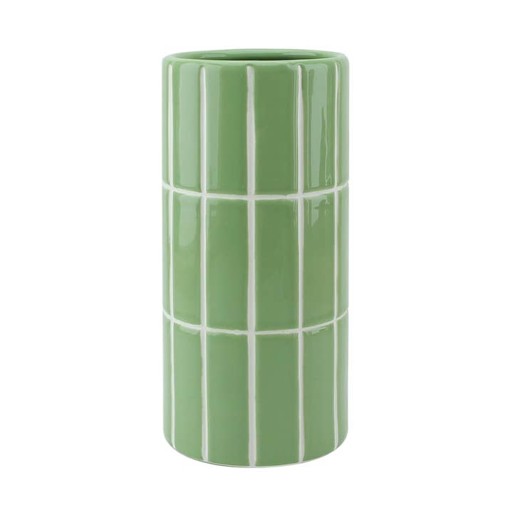 Vaso cerâmica matcha D10,5 H23cm por atacado de Opjet Paris