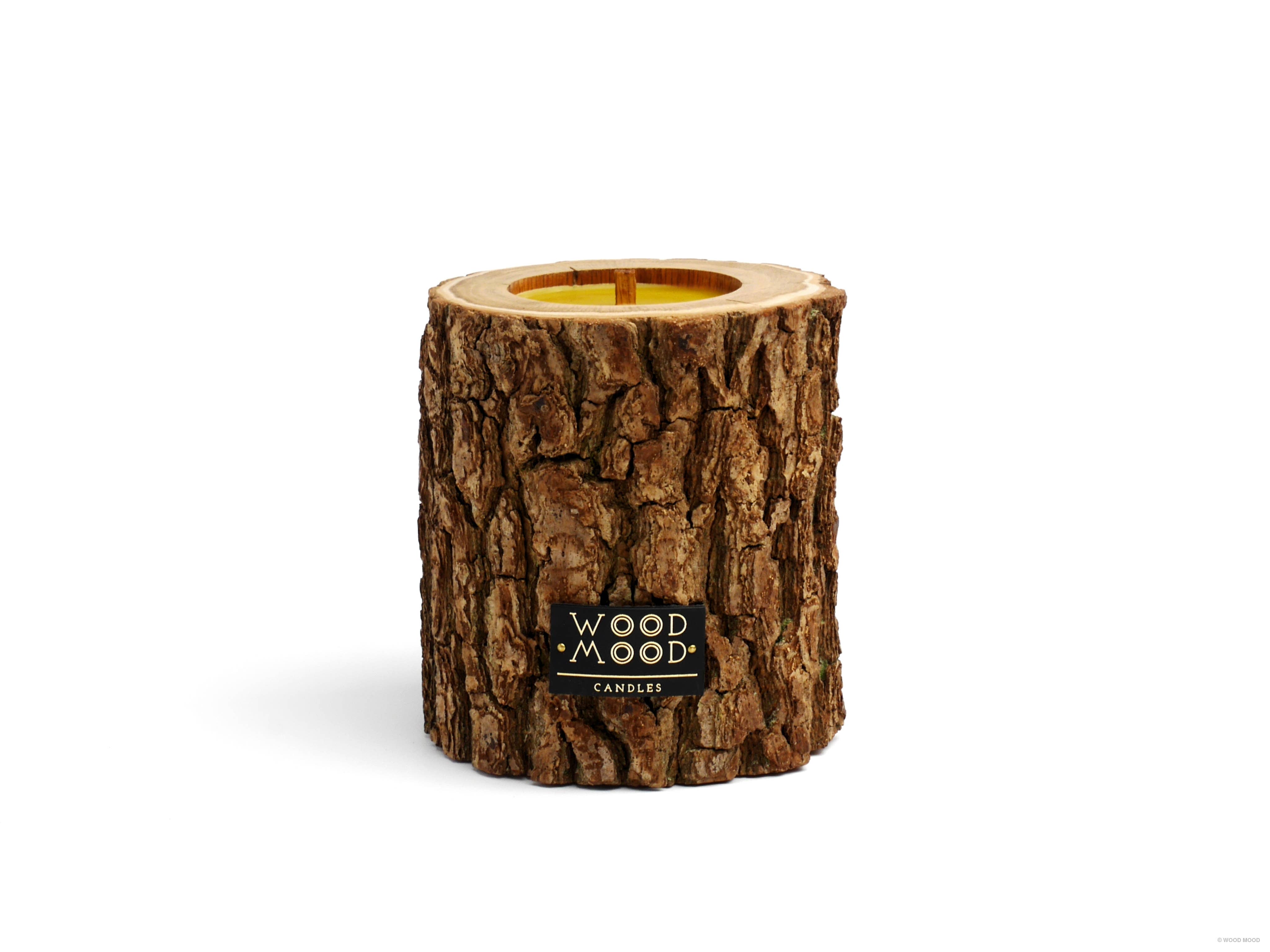 WOOD MOOD - Vendita all'ingrosso Candela in vasetto - Rocky Original | candela riutilizzabile con olio essenziale di pino3