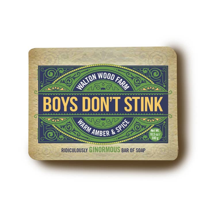 Walton Wood Farm Corp. - Wholesale Bar Soap - Men's - Boy's Don't Stink Soap - Warm Amber & Spice