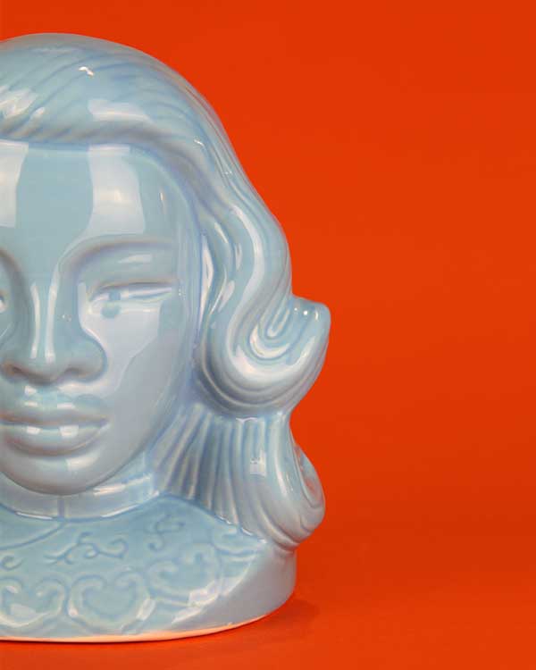 Shaker & Makers – wholesale Cocktail/liquor glass – Blue Lady Tiki Mug5