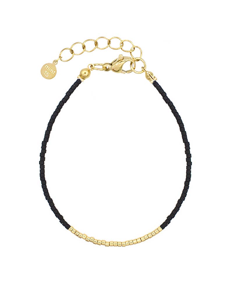 Mint15 – wholesale Beaded bracelet – Simply Chic - Black0