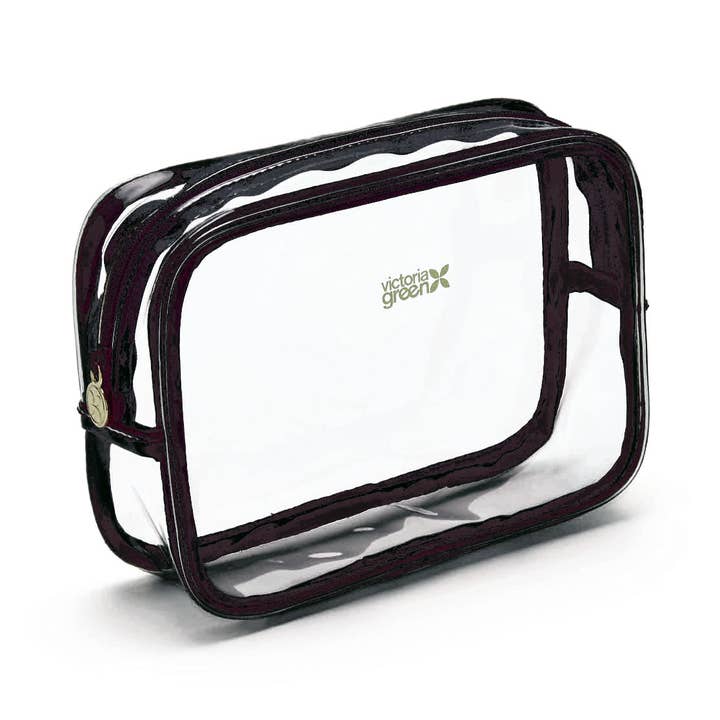 Piccola Custodia Trasparente per Kit di Bellezza - Nero per la vendita all'ingrosso da parte di Victoria Green