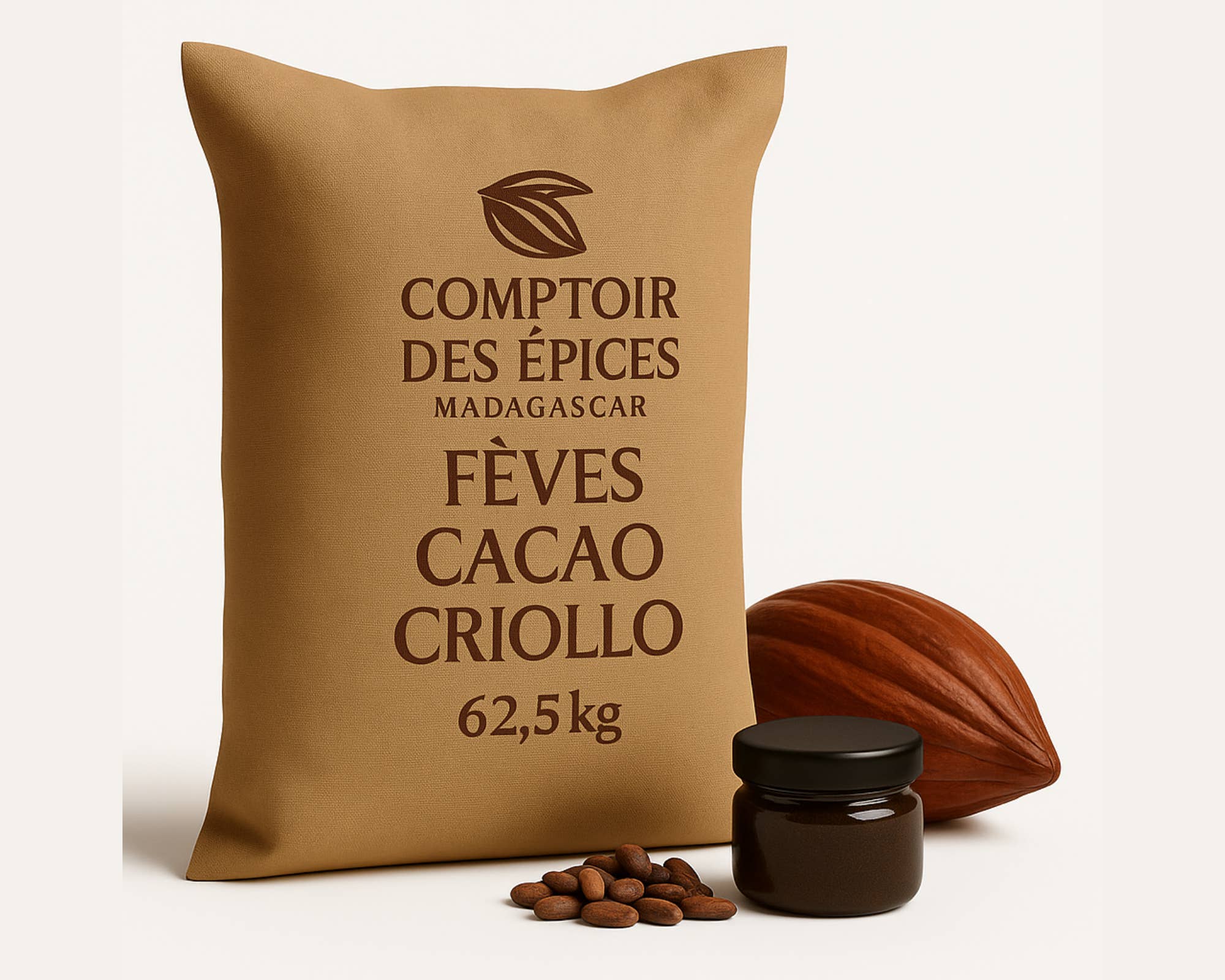 Comptoir Des Epices Madagascar - Wholesale Baking Chocolate - 62.5 kg | Superior Madagascar COCOA Beans