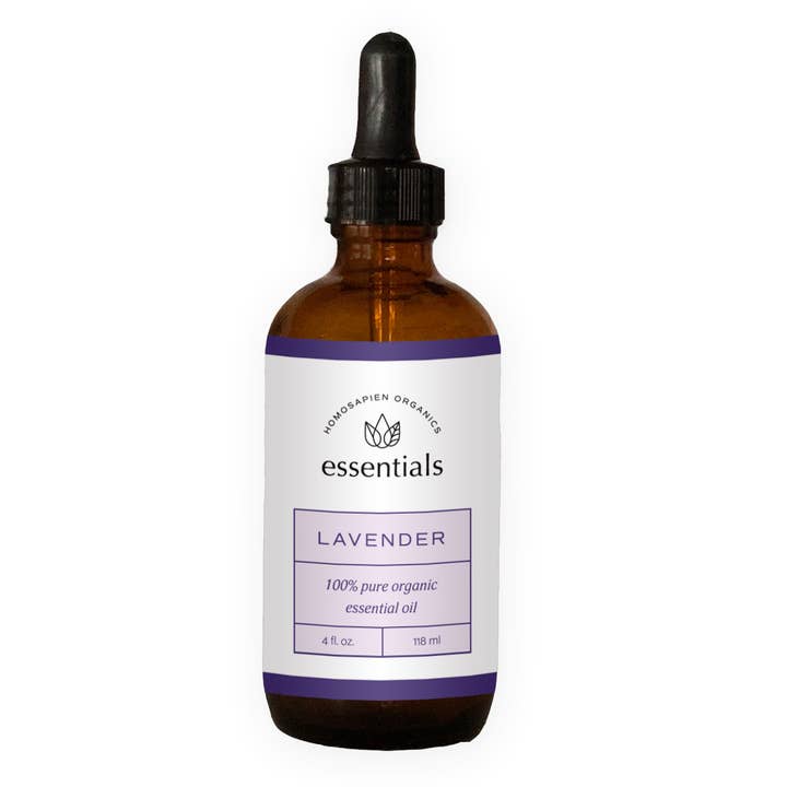 4 Ounce Pure Lavender Essential Oil for wholesale by Homosapien Organics and Herbals