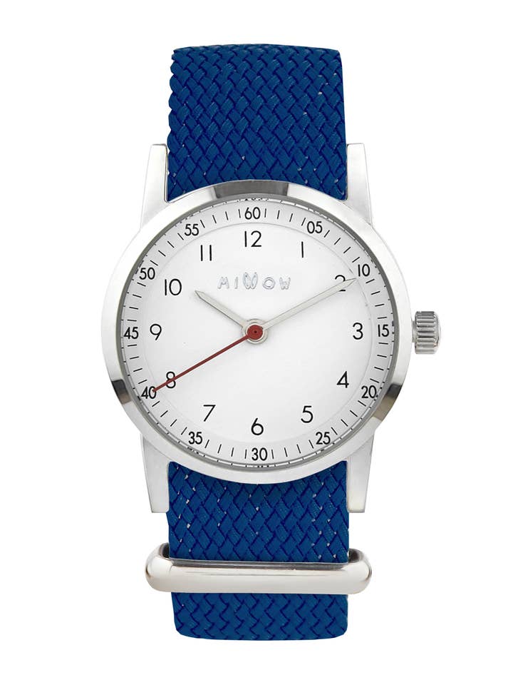 Millow Classic Children's Watch - Blue Braided for wholesale by Millow Paris