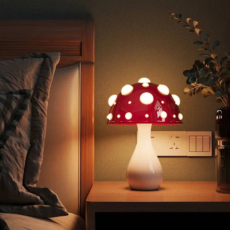 Kiyo Home - Wholesale Accent/Desk Lamp - Mushroom Lamp | Novelty Table Lamp | Mushroom Night Light11