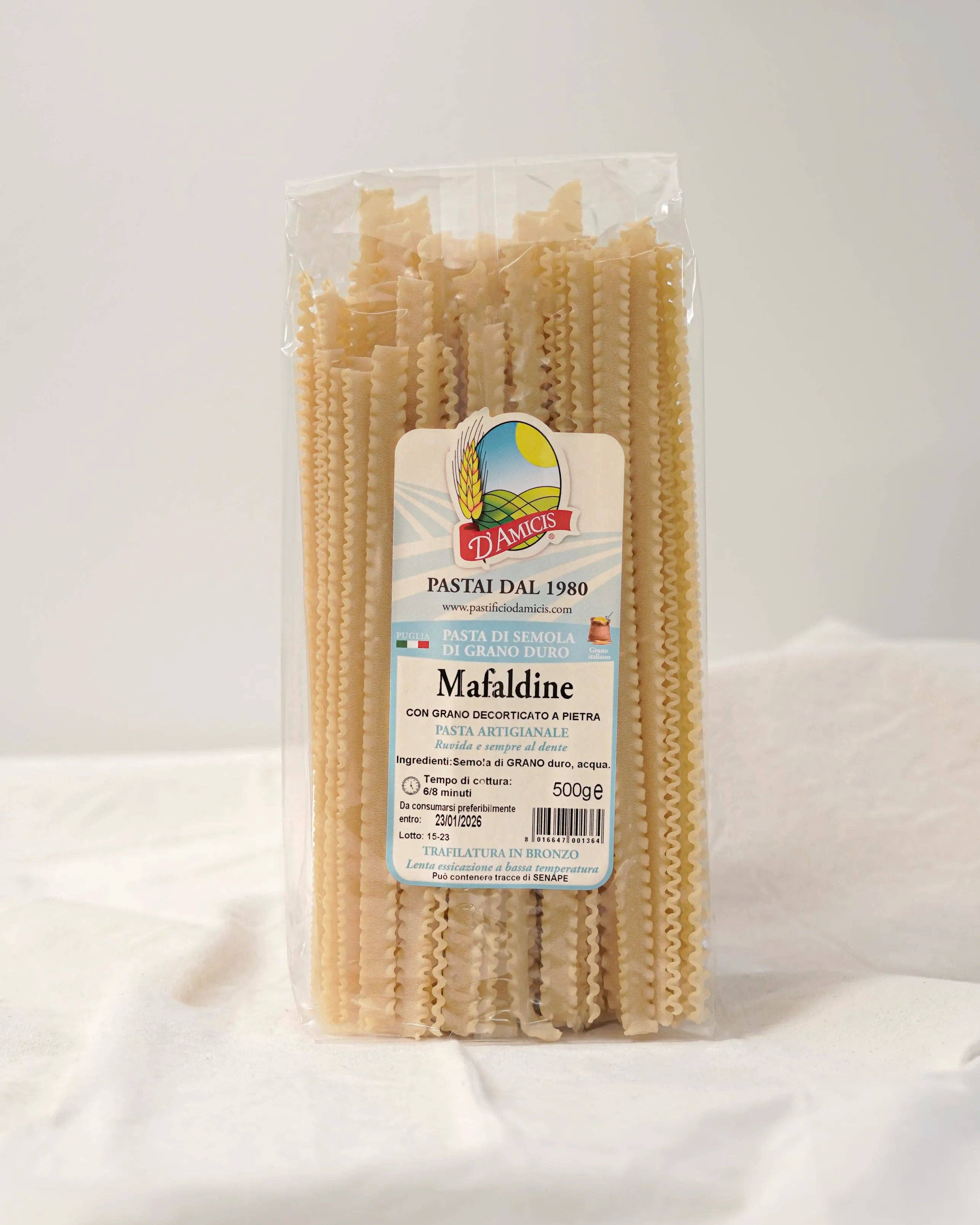 OLIO DI SERRA - Wholesale Pasta - Mafaldine (500g)1