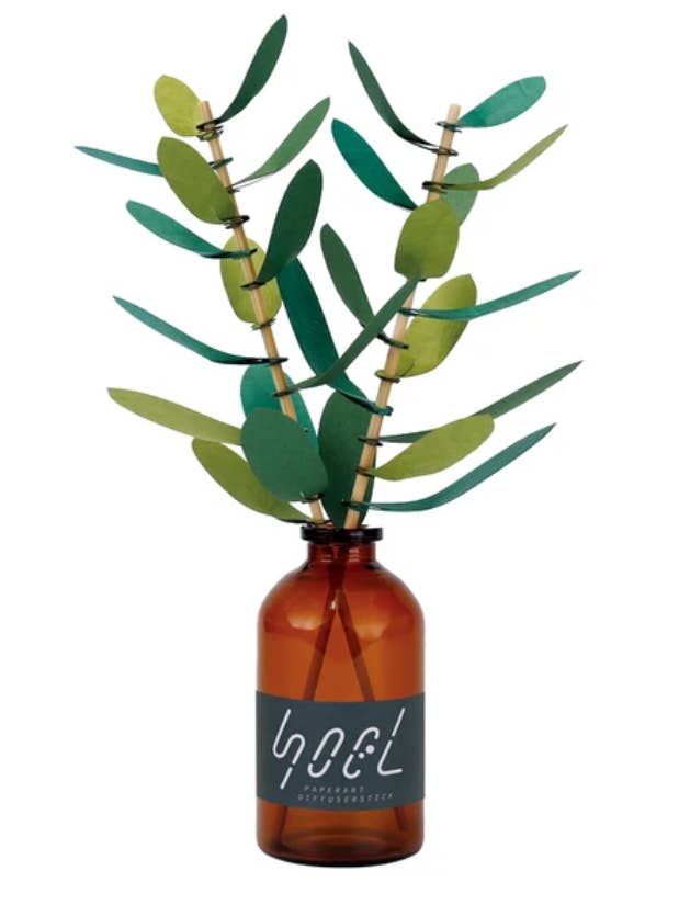 Japanese Paper Plant Craft Olive, SOEL Paper Botanical Decor for wholesale by 「FUNJI」In Japan