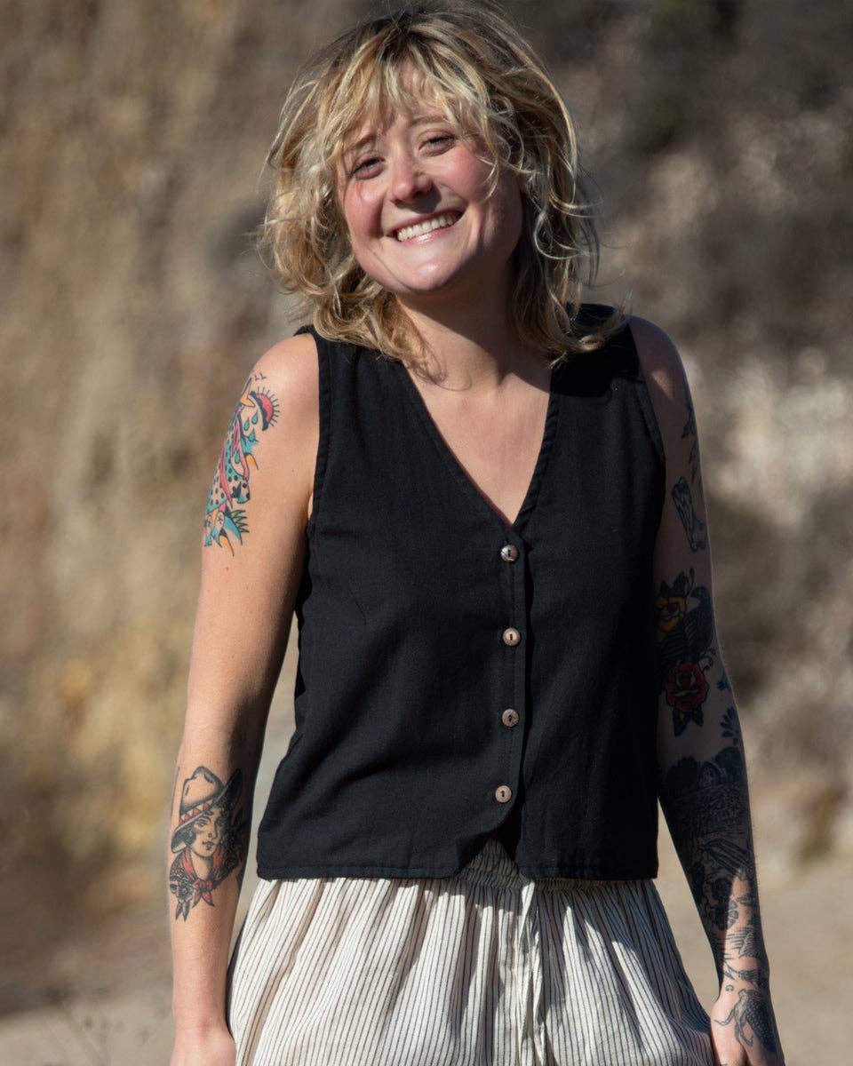 Zig Zag Asian Collection - Wholesale Shirt - Women's - Button Down Kurta Vest Top0