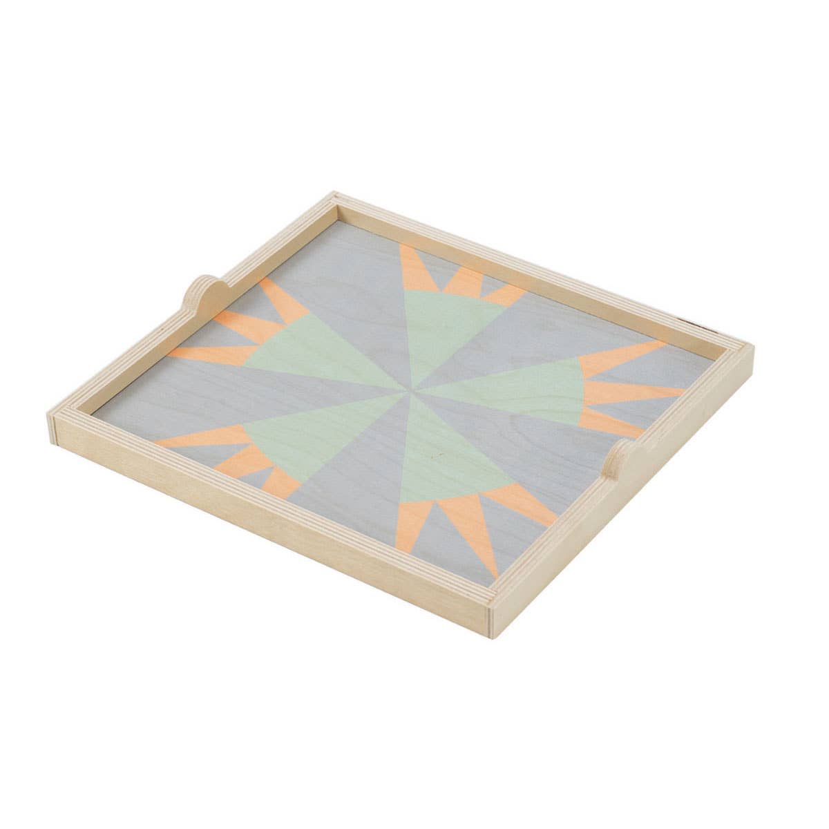 Wolfum Studio - Vente Plateaux décoratifs - Plateau carré Star Pastel0