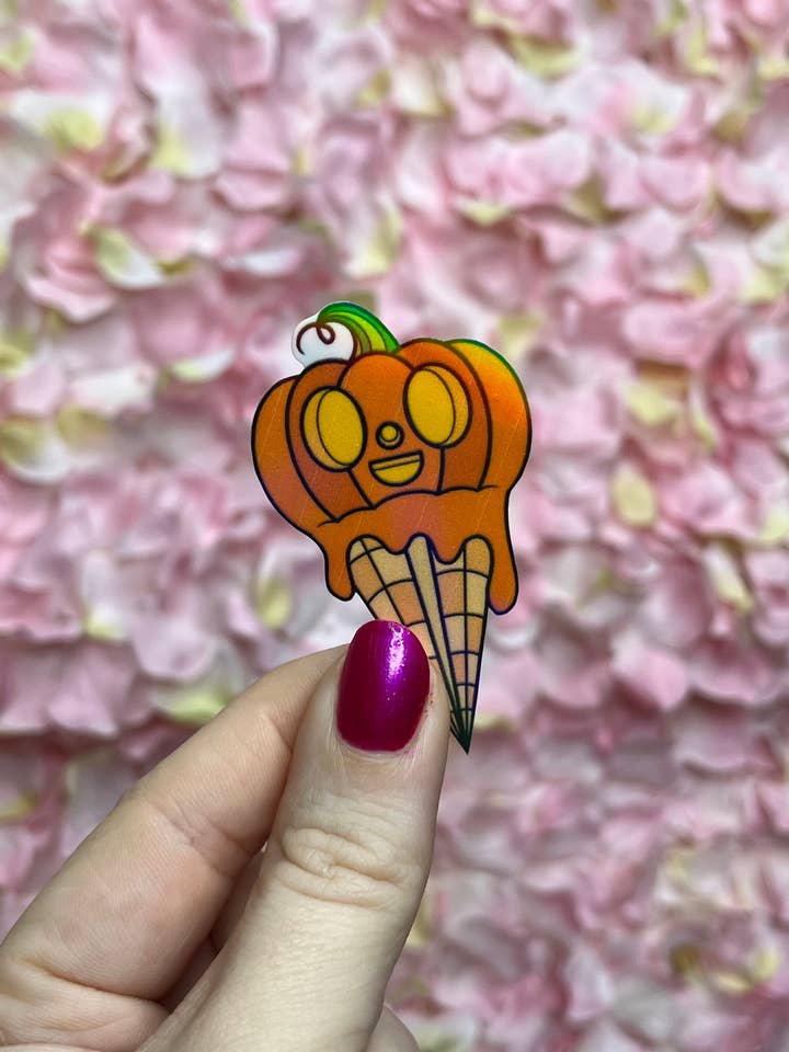 Pegatinas holográficas kawaii de Spooky Halloween hechas a mano para venta al por mayor de 13resinswhy