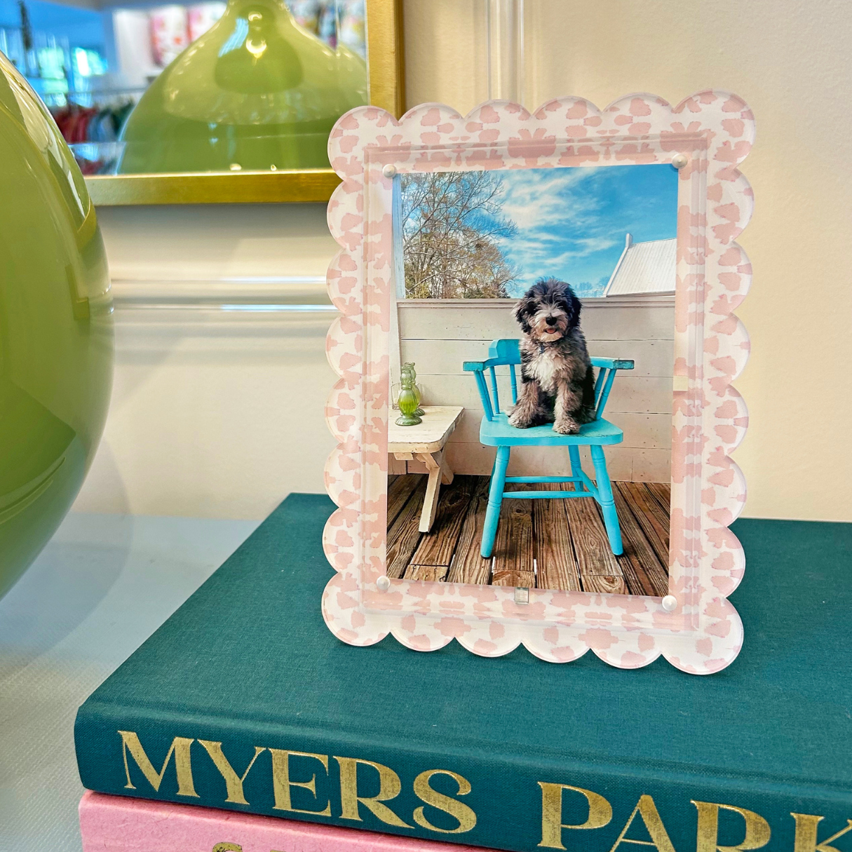 Laura Park Designs - Wholesale Picture frame - Chintz Rose Acrylic Picture Frame2