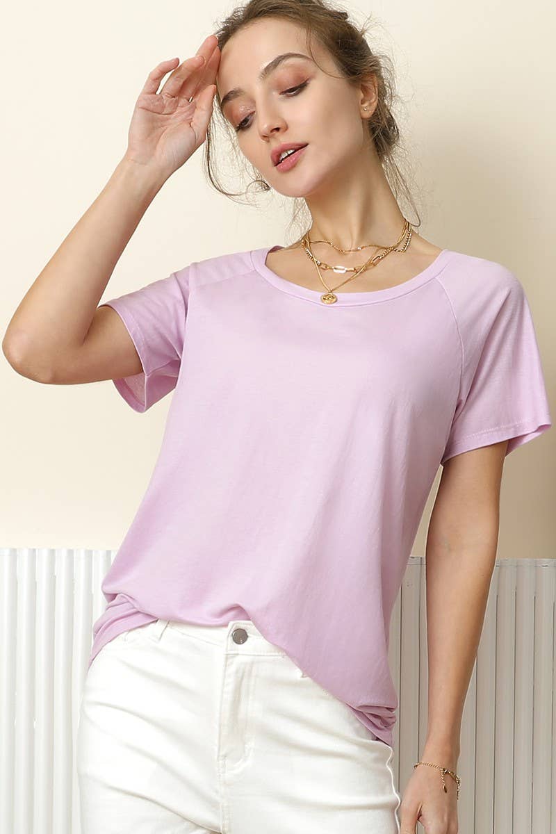 NINEXIS - Wholesale T-Shirt - Women's - CWTTS414-S_ROUND NECK REGLAN SLEEVE COOL T SHIRT TOP5