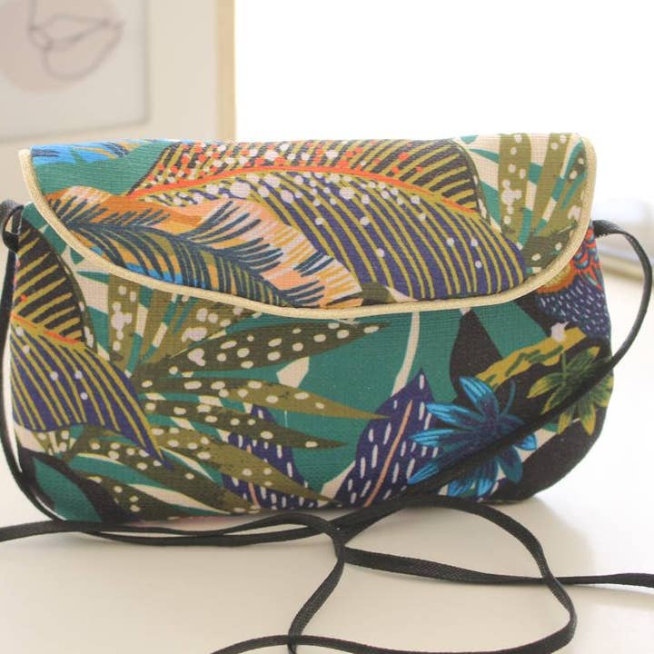 Sabrina Trefle - Wholesale Messenger Bag - Women's - Blue jungle pocket bag0