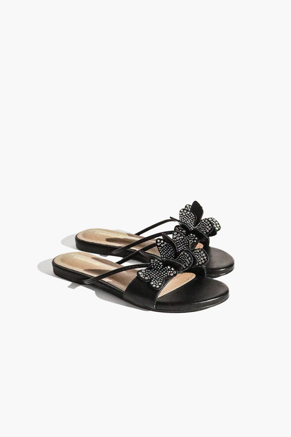 Lemonade Shoes - Venta al por mayor Sandalias - Mujer - SABETHA - Sandalias con adorno de mariposa brillante6