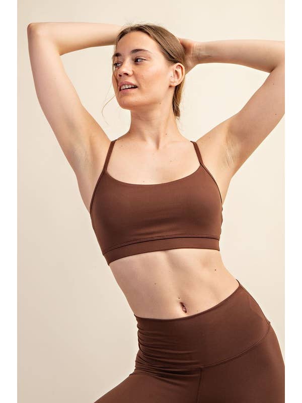 Sunday Morning - Wholesale Sports Bra - Women's - T479937 RACER BACK RECYCLED BUTTER SOFT BRA TOP9