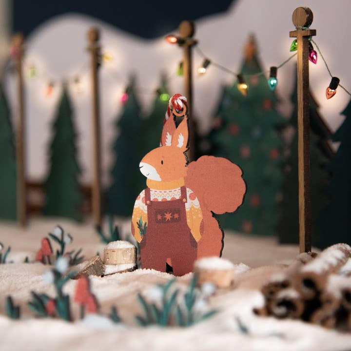 Dapple & Dot – wholesale Christmas decoration – CHAPS WOODLAND ANIMALS CHRISTMAS DECORATIONS