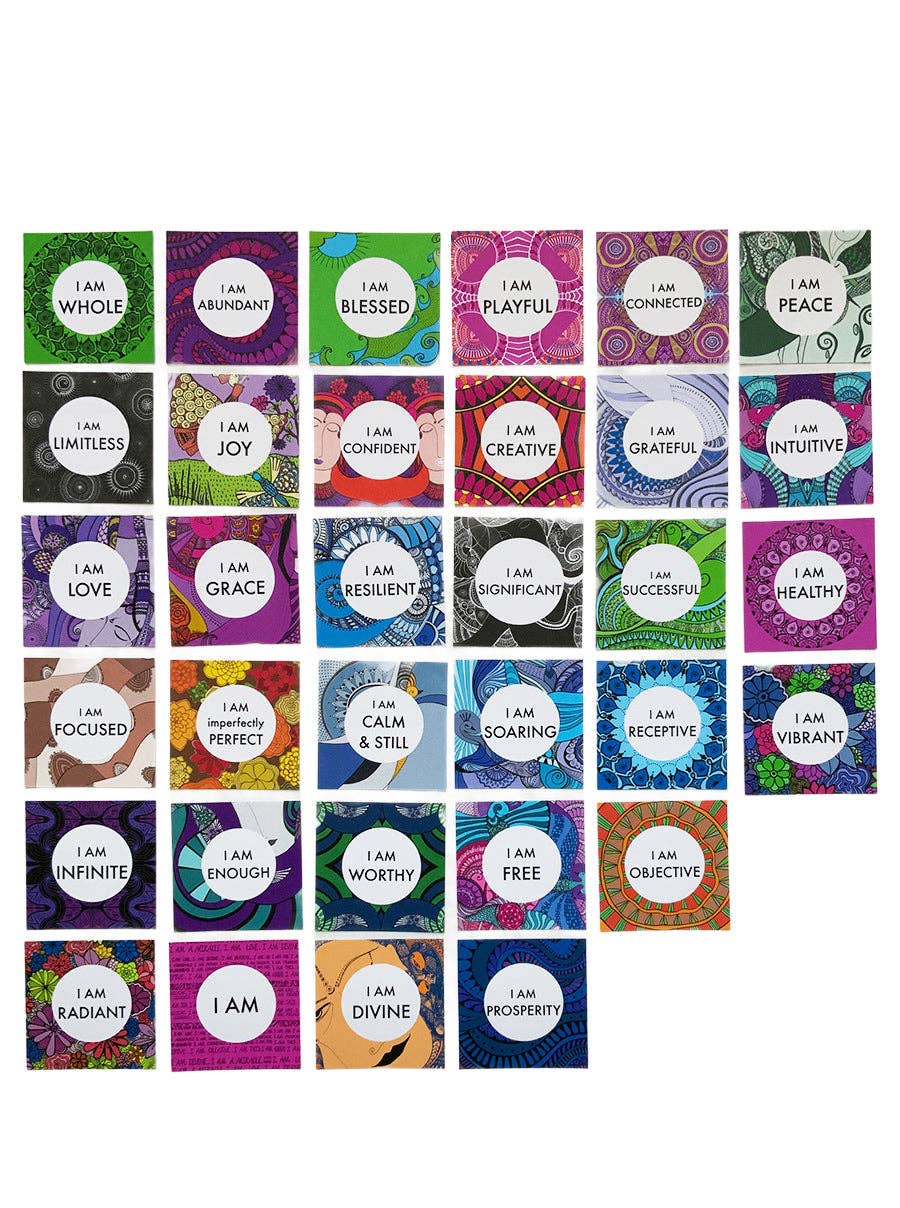 LOVELEEN®️ - Wholesale Tarot Cards - The 'I AM' mantra deck (w/ 30 unique mantras)9