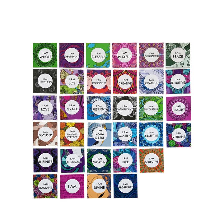 LOVELEEN®️ - Wholesale Tarot Cards - The 'I AM' mantra deck (w/ 30 unique mantras)9